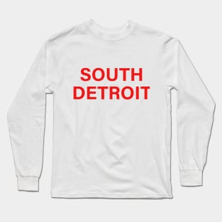 SOUTH DETROIT - RED Long Sleeve T-Shirt